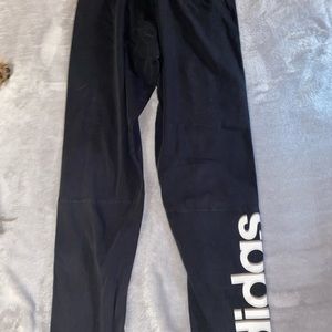 black adidas leggings